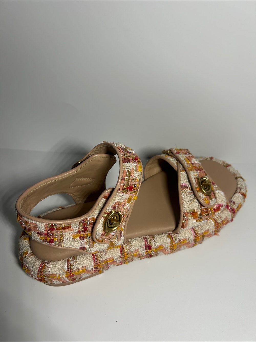 Coach Tweed Peyton Platform Sandals - Picture 13 of 13
